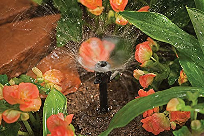 Orbit 69535 Shrub and Flower Bed Drip Kit with Programmable Hose Watering Timer - style: Traditional Timer