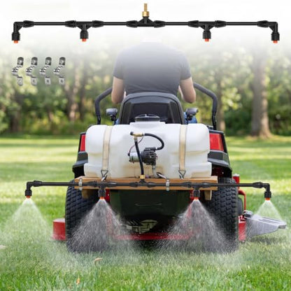 Boom Sprayer Wand ATV Sprayers Boom Kit with 3/8 Inch Brass Barb Fittings