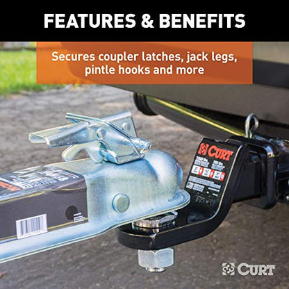 CURT 25011 Trailer Coupler Pin, 5/16-Inch Diameter x 3-Inch Long - size: No Size