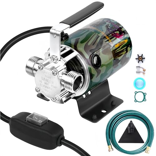 TIGEROAR Water Transfer Pump 115V With Switch 330 GPH Utility Pump Portable