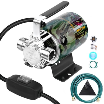 TIGEROAR Water Transfer Pump 115V With Switch 330 GPH Utility Pump Portable