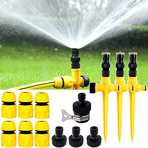 360° Rotation Auto Irrigation System Garden Lawn Sprinkler Patio - color: 3 PCS