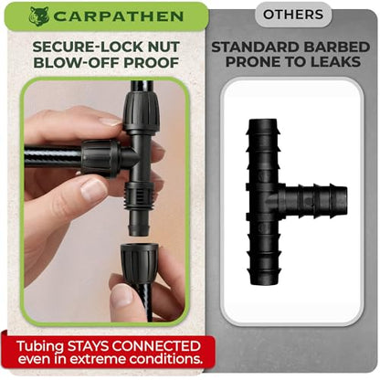 CARPATHEN 1/2” Splitters for Quick Connect Drip Irrigation System, Parts