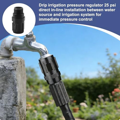 Garden Hose Pressure Regulator 25 PSI for Rain Bird HT07525PSI 2Pcs