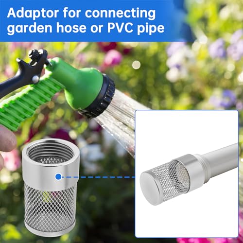 40MM Inlet Suction Strainer Mesh Filter Garden Washers Water Pipe Filter - size: 40mm G1.2 inch