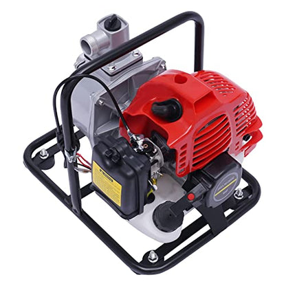 119GPM 2HP 43CC 2-Stroke Gas Powered Semi-Trash Water Transfer Pump - color: 2hp 2-stroke