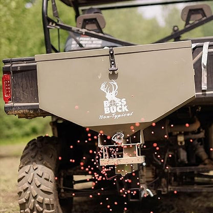 Boss Buck ATV Seeder Spreader with Wireless Control, 80 lb Capacity