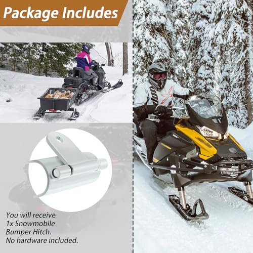 1Pc 12-101 Snowmobile Bumper Hitch,Metal,Fracture Resistance