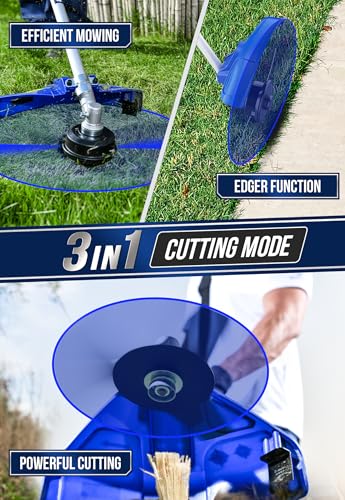 Wild Badger Power Gen2 26cc Gas String Trimmer, 17-in 3-in-1 Combo
