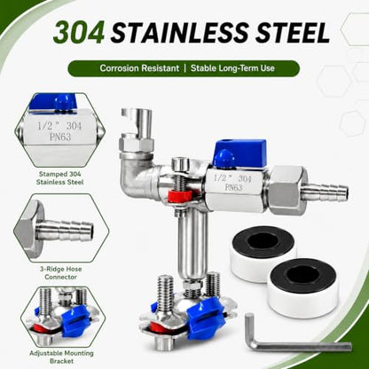 304 Stainless Steel Adjustable Boomless Sprayer Nozzle Kit for ATV UTV