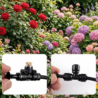 Leak‑Free 1/4" Drip Irrigation End Caps, Push‑Fit End Plugs Compatible with Quick Connect Tee Connectors for Garden Irrigation - size: 30PC-3