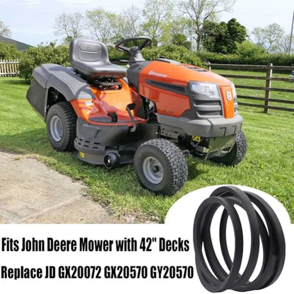 GX20072 Mower Deck Belt for John Dee-re 42 Inch Deck 1/2" x 104" - size: GX20072