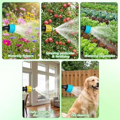 2 Gallon Battery Powered Garden Sprayer,2025 Upgraded Electric Garden Sprayer with 3 Mist Nozzles,Adjustable Shoulder Strap & Retractable Wand,Electric Spray Bottle,Battery for Lawn,Yard - style: Original Version