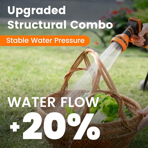 Giraffe Tools 1/2"100FT Retractable Garden Hose Reel Wall Mount Auto Rewind - size: 1/2 inch x 100 ft