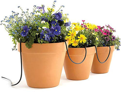 Raindrip R560DP Drip Watering System, Automatic Drip Irrigation System with Timer for Containers and Hanging Baskets, Waters up to 20 Plants, Includes 20 Drippers, Black - color: Timer, style: Container & Hanging Baskets