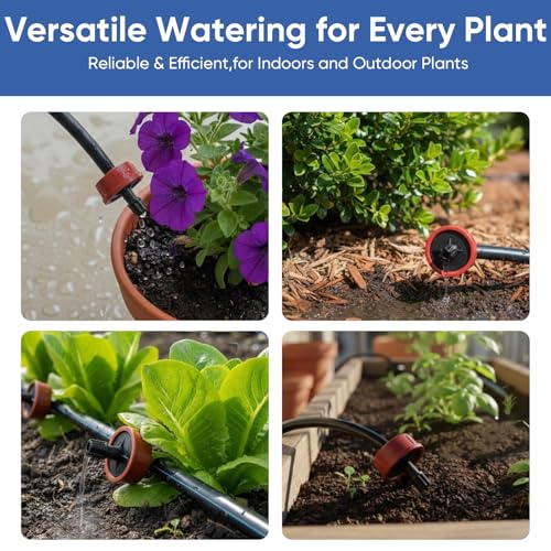 1 GPH Pressure Compensating Drippers for Irrigation System,50 Pack - size: 1 GPH 50PCS