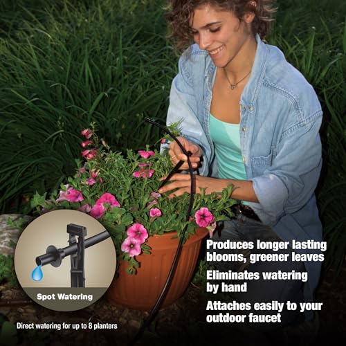 Rain Bird PATIOKIT Drip Irrigation Kit, 1/4" - size: 42-Piece Kit, style: Patio Watering Kit
