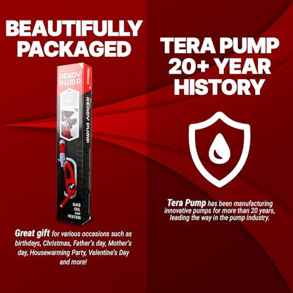 TERA PUMP Automatic Battery Powered Liquid Transfer Pump w/Nozzle - style: Gas Pump Style Nozzle