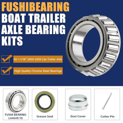 1-1/16'' Axles Trailer Wheel Hub Bearings Kit L44649/L44610