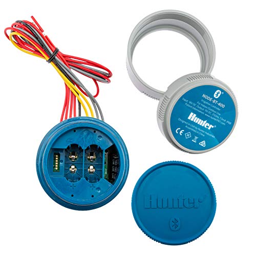 Hunter Node-BT-100-LS Single Zone Bluetooth Enabled Irrigation Controller, DC Solenoid Not Included, One Station 9V Timer NODEBT100LS