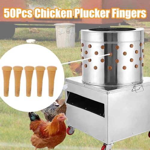 Chicken Plucker Fingers, 50Pcs Rubber Plucking Sticks For Poultry Machine