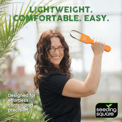 Row Seeder + Pokey Planter + Sneaky Weeder Bundle – Garden Row Maker, Dibber Tool & Hand Weeding Tool for Easy Planting & Maintenance