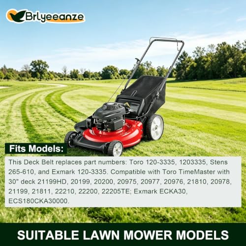 120-3335 Lawn Mower Belt - size: 44"L x 0.75"W