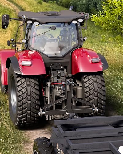 GARVEE 3 Point Hitch Receiver, Quick Trailer Hitch Attachments for Category 1 Tractor Drawba
