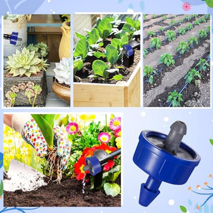 60Pcs 0.75 GPH Drippers Pressure Compensating Drip Emitters - color: 60 PCS 0.75GPH
