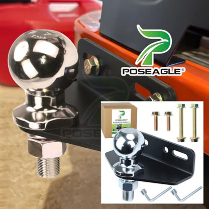[Upgraded Universal Heavy Duty Zero Turn Mower Trailer Hitch - color: A2 Trailer Hitch with 2" Diameter