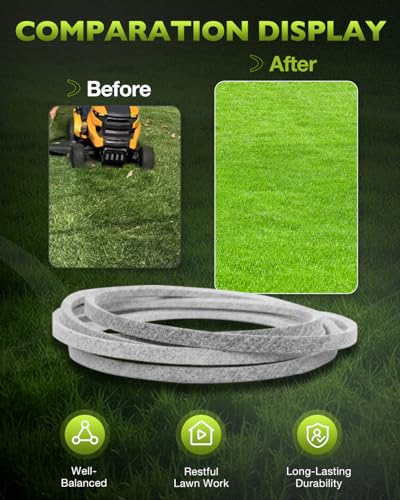 K5639-36710 Mower Deck Belt Compatible with Kubota with 54'' Deck - size: K5639-336710