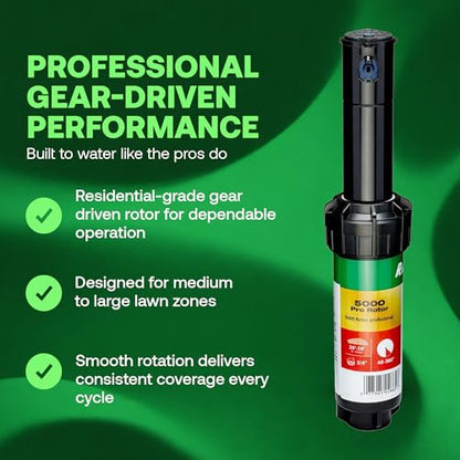 Rain Bird 5000 Rotor with Nozzle Tree 20 Pack + Rotor Screwdriver Tool