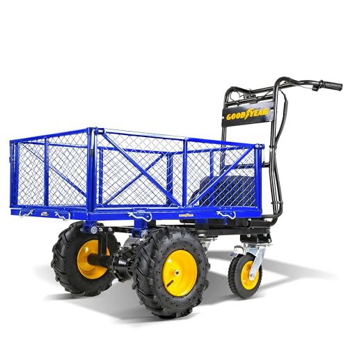 Goodyear Electric Power Wagon - 48V Utility Cart, 660 Lb Load Capacity