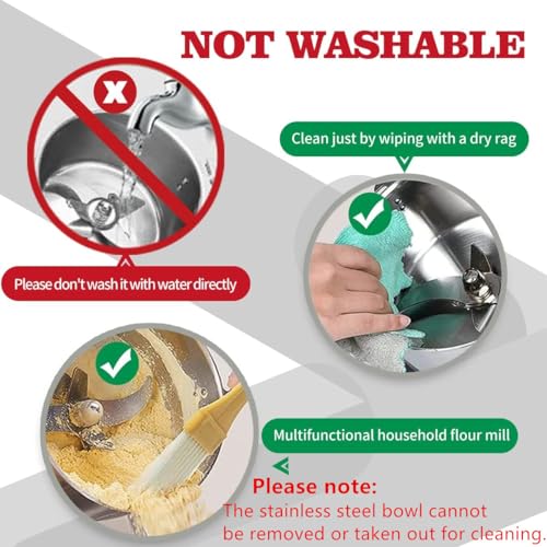 Grain Mill 150g High Speed Food Electric Stainless Steel Grinder Mill Seeds Flour Nut Pill Wheat Corn Herbs Spices & Seasonings Grinder Dry Grain Powder Machine - size: 150 g