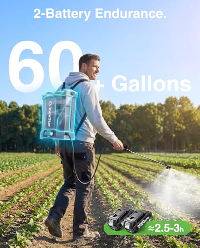 Taskstar 4 Gallon Backpack Sprayer Battery Powered for Lawn Weed Control - color: Lime Green