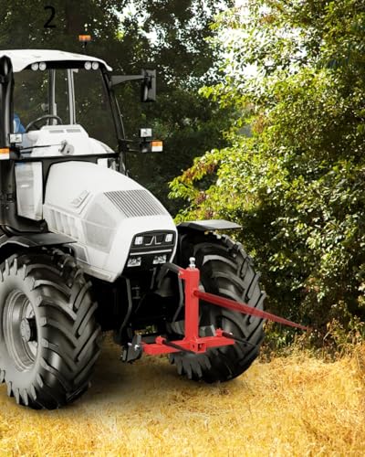 GAOMON 4500 Lbs Heavy Duty Hay Spear Attachment–49" Square Bale Spike,Red - size: 49" / Without Sleeve
