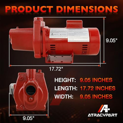 RJS-100-PREM Premium Cast Iron Shallow Well Jet Pump