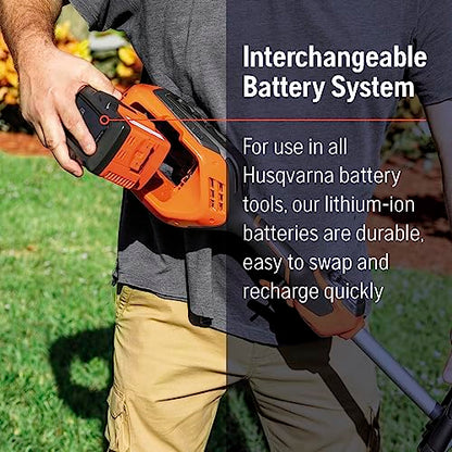 Husqvarna WeedEater 320iL Cordless String Trimmer Tool Only, 16-Inch Straight Shaft Electric Weed Eater with Rapid Replace Trimmer Head for Seamless String Reloading (Tool Only)