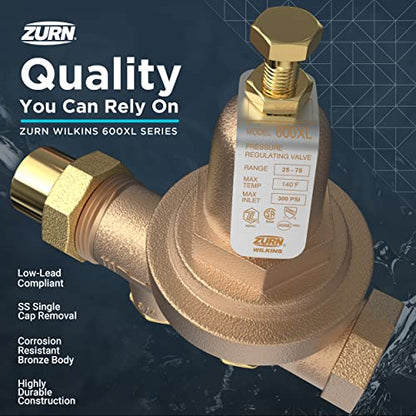 Zurn Wilkins 2-600XL 2" 600XL Pressure Reducing Valve - size: 2 Inch