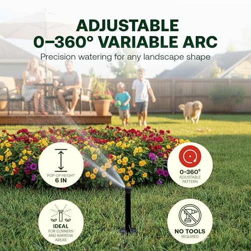 Rain Bird 1806VAN 1800 Series Professional, 6 Inch Pop Up Sprinkler Head