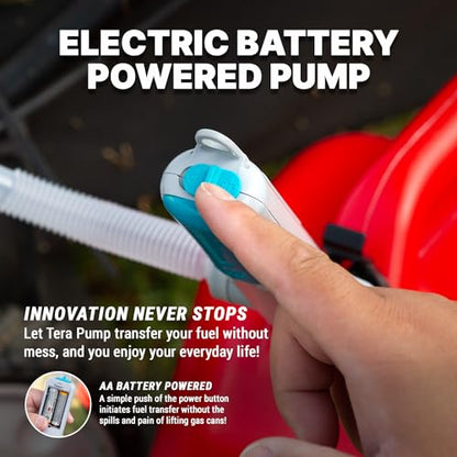 TERA PUMP Automatic Portable Battery Operated Water/Fuel Transfer Pump - style: Basic Stick Pump (AA)