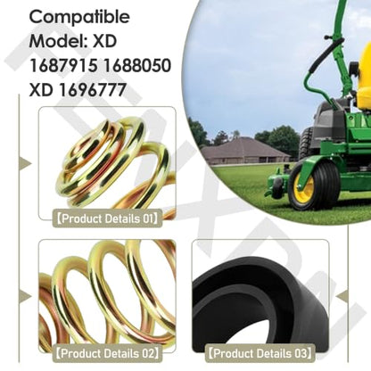 (4 Set of) 283516 Compression SEAT Spring & 422127-4 Cap for Grasshopper