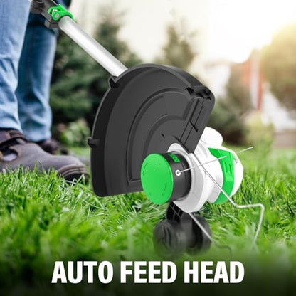 SOYUS 2-in-1 12" Cordless String Trimmer Weed Wacker 2.0Ah Battery&Charger