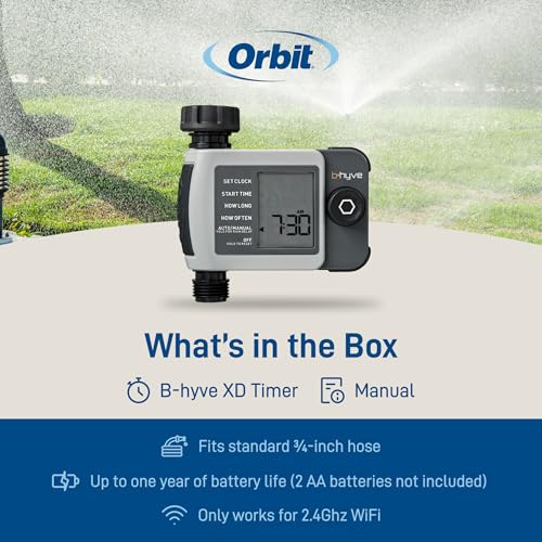 Orbit 24511 B-hyve XD 1-Port Smart Hose Watering Timer - size: 1-Port, style: Bluetooth