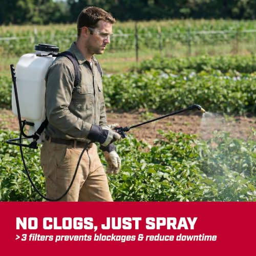CHAPIN 60116 Backpack Sprayer – 4 Gallon Easy‑Pump Control - style: 4 Gallon
