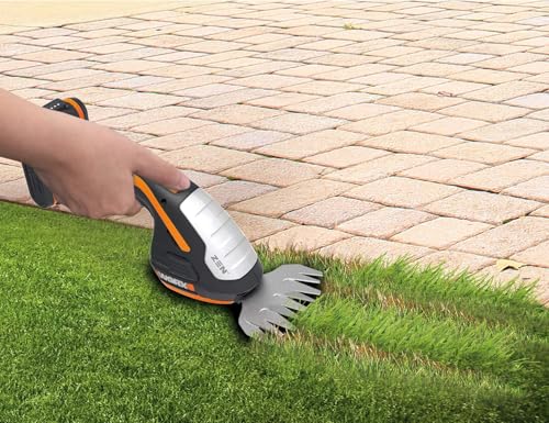 WORX Cordless Grass Shear & Shrub Trimmer, 20V 4" + 8" Bush Trimmer, WG801 - style: 8" 20V Shrubber Trimmer w/(1)2.0Ah Battery