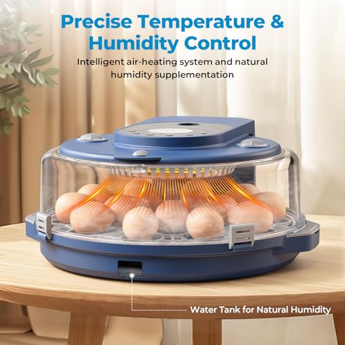 Egg Incubator for Hatching Eggs, 5 Preset Incubation Modes & 1 Custom Mode