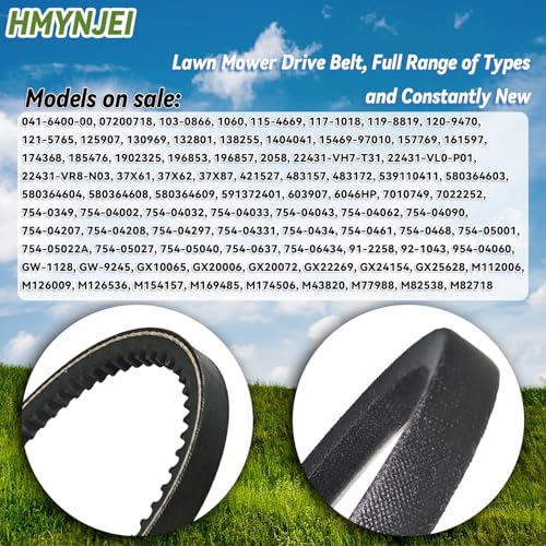 532132801 132801 Drive V-Belt for Husqvarna 500RTT 550CRTT 600CRT 650RTT 700RTT 900DRT Rear-Tine Tiller
