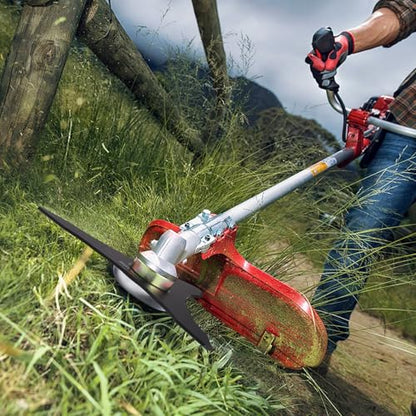 10" x 3 Teeth Carbon Steel Brush Cutter Blades 、3mm Thick Weed Eater Blade - size: 10" 3-Teeth (2-Pack)