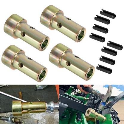 2 Pairs of Cat 2 Quick Hitch Adapter Bushings Set Fit for Category II 3-Point Tractor